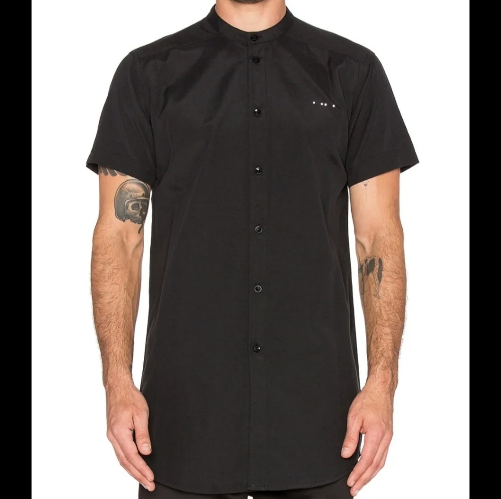 Publish Mono Draco Button Down in Black - Picture 1 of 7